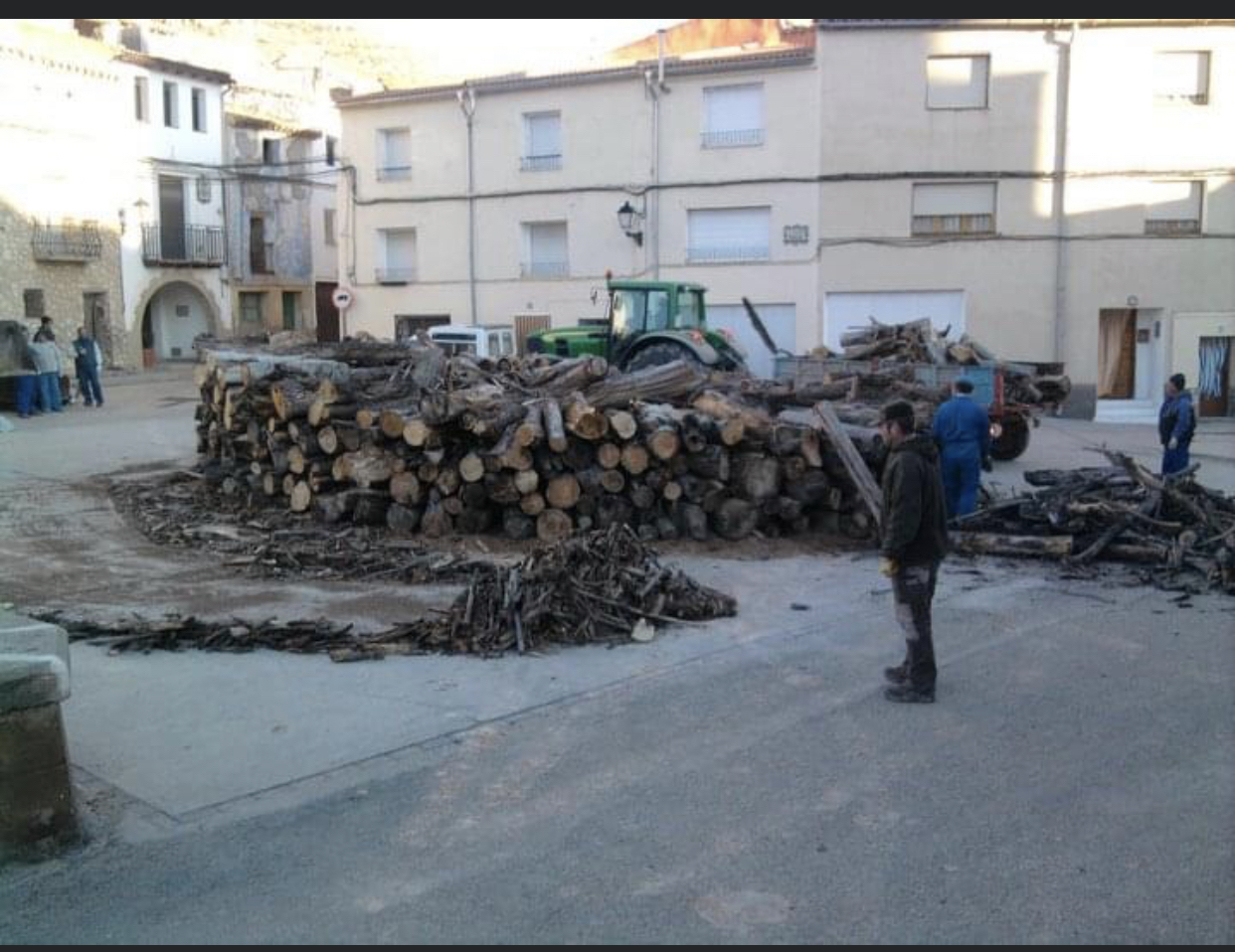 Preparando la hoguera