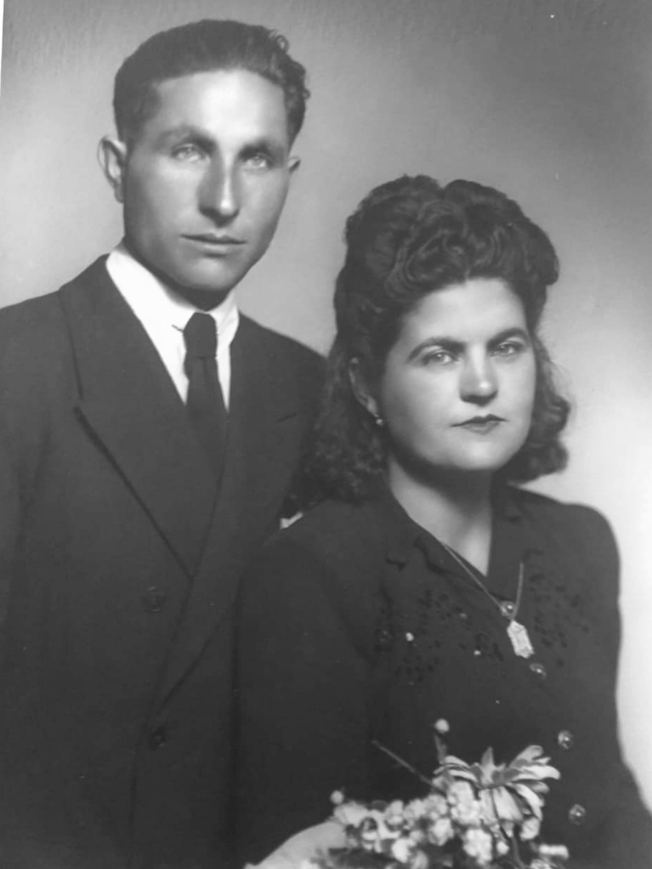 enlace Benjamín Secanella López y María Aparicio Esteruelas. Castelnou 1947