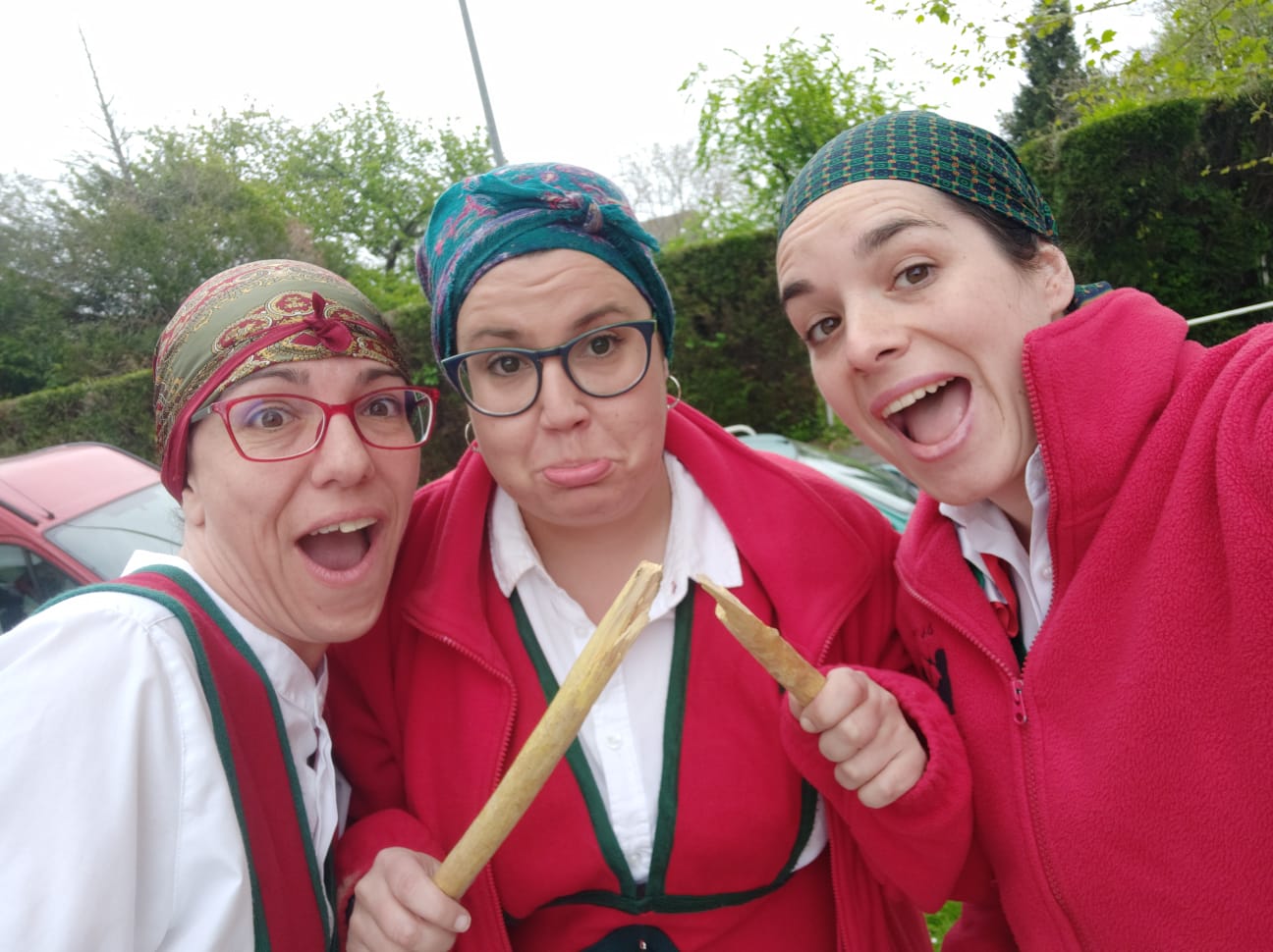 Carol, Lorena y Noemí